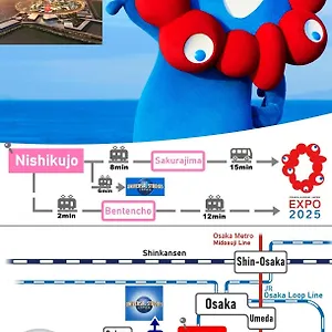 （日本中から大阪いらっしゃい２０２２）usjまで2駅 懐かしファミコンでスーパーマリオと過ごすお部屋 In Sakura アパート